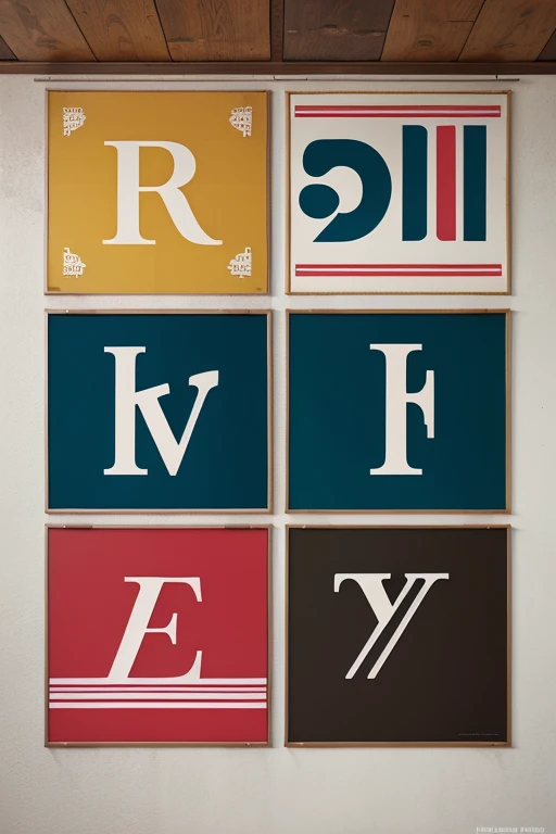 Typography posters, posters, letter, letterポスター, letterのみ, pop、colorful