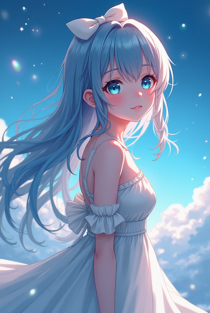 Bottomless anime girl