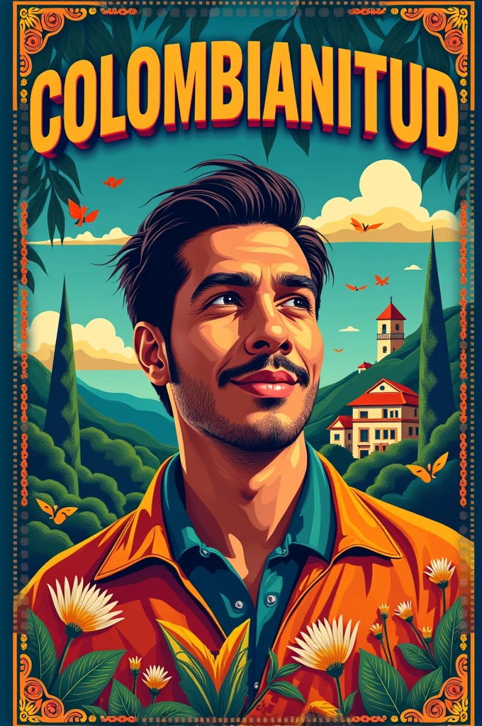 A poster of the book Colombianitud for Unad Popayán