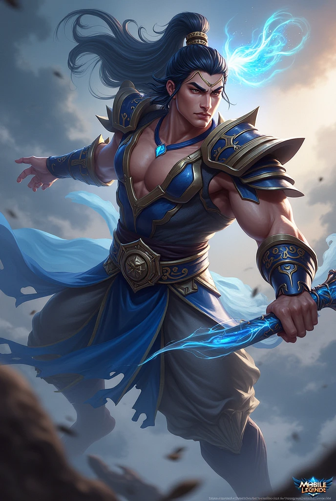 Create an image of Zilong from mobile legend