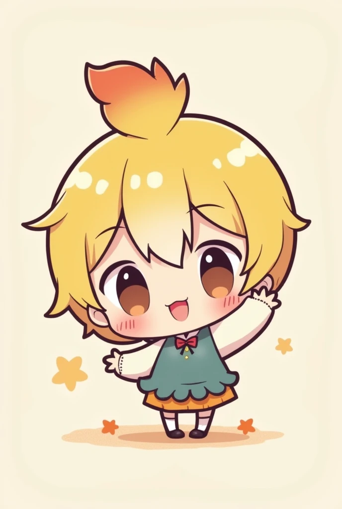 Cute girls, simple and kawaii outfits, full of youth, mascot little bird, chibi character anime style,, full color, highest quality images.