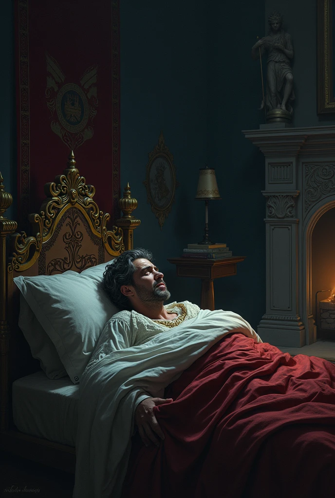 The king could not sleep at night