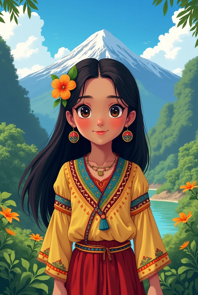 Peruvian anime girl