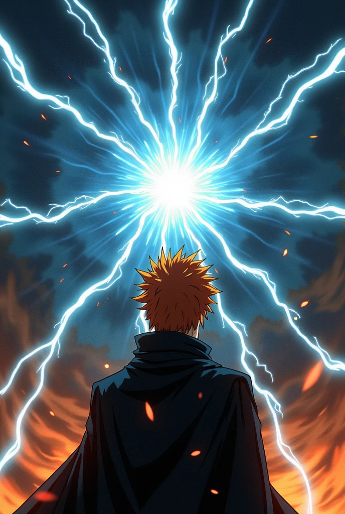 Ichigo kurasaki final getsuga tenshou, with his face