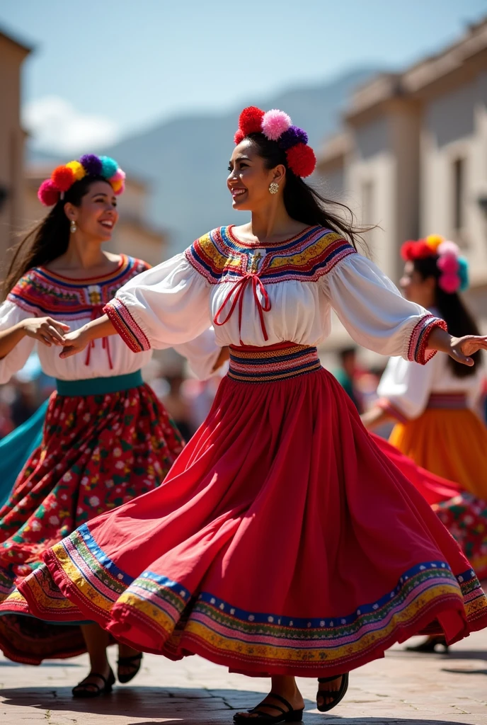 Create the dance of the pausiñas of Arequipa