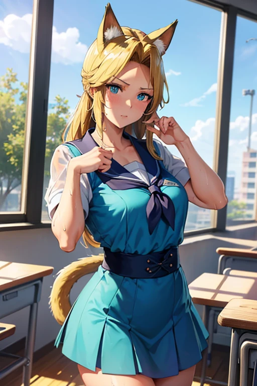 Masterpiece
(woman,The facial expression is accurate,Anime style face,greenish blue eyes )
Group
((((Location: School classroom))))
((((Anime girl with cat ears))))
((((ウェーブのかかった金髪と緑色の目をしたwoman))))
8k((((Love Student))))
8k(((((Wet)))))
((Staring at me))
胸を強調
体の描写しっかり
美人
The facial expression is accurate