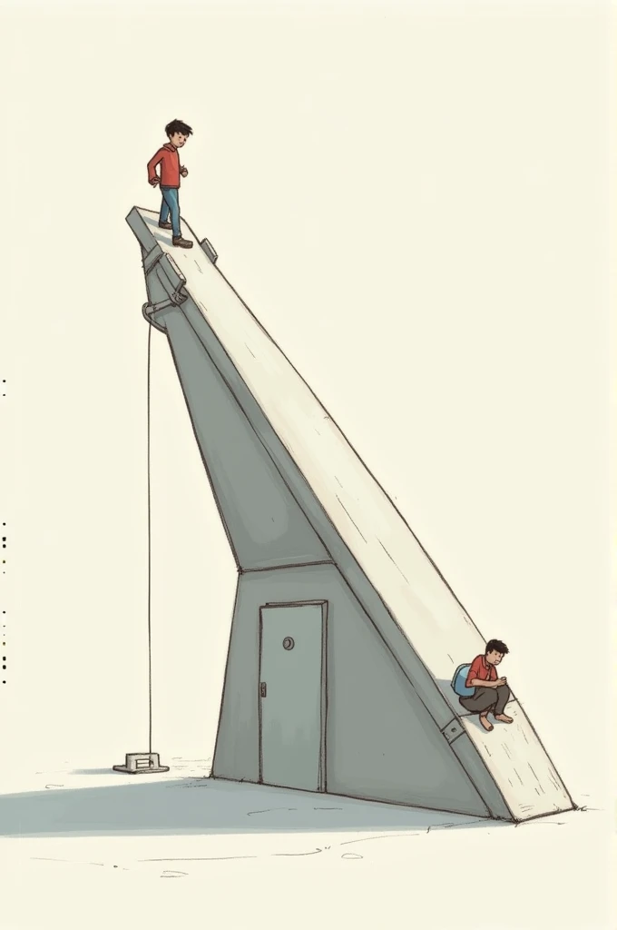 Make an inclined plane 