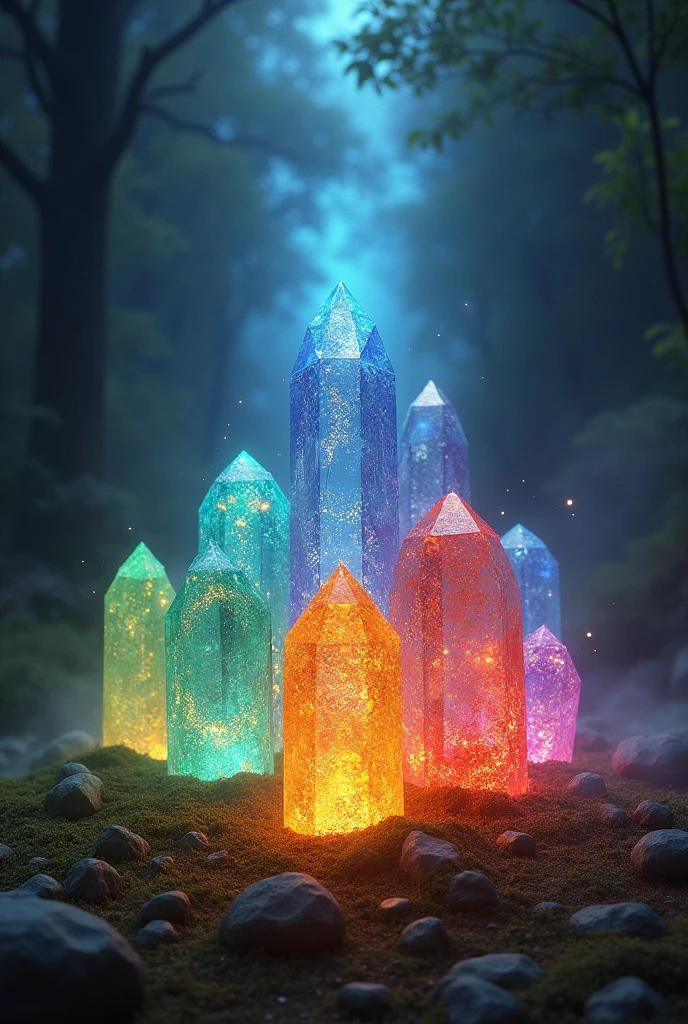 1. **Define Initial Settings:**
"In ancient times, The world is ruled by ten magical stones, each representing a unique element of magic.. They are known as 'The Magic Masters Stones'."