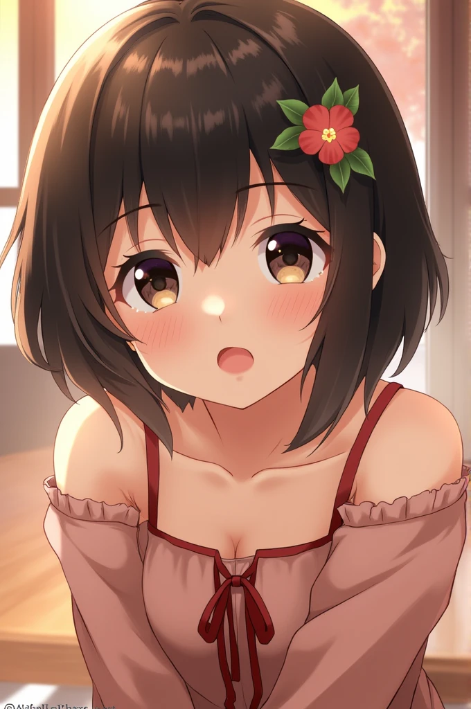 japanes、(Best Quality,Photorealistic,hight resolution),femele,Beautiful detailed eyes,Beautiful detailed lips,Smiling,Laughing,Cute,having fun,Joyful,excited,cosy atmosphere,,magical moments,glinting,Elegant dresses,,love and laughter、a baby face、Looking at the camera