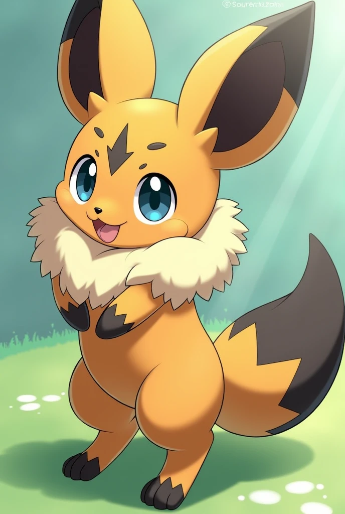 You can make a zeraora with breasts