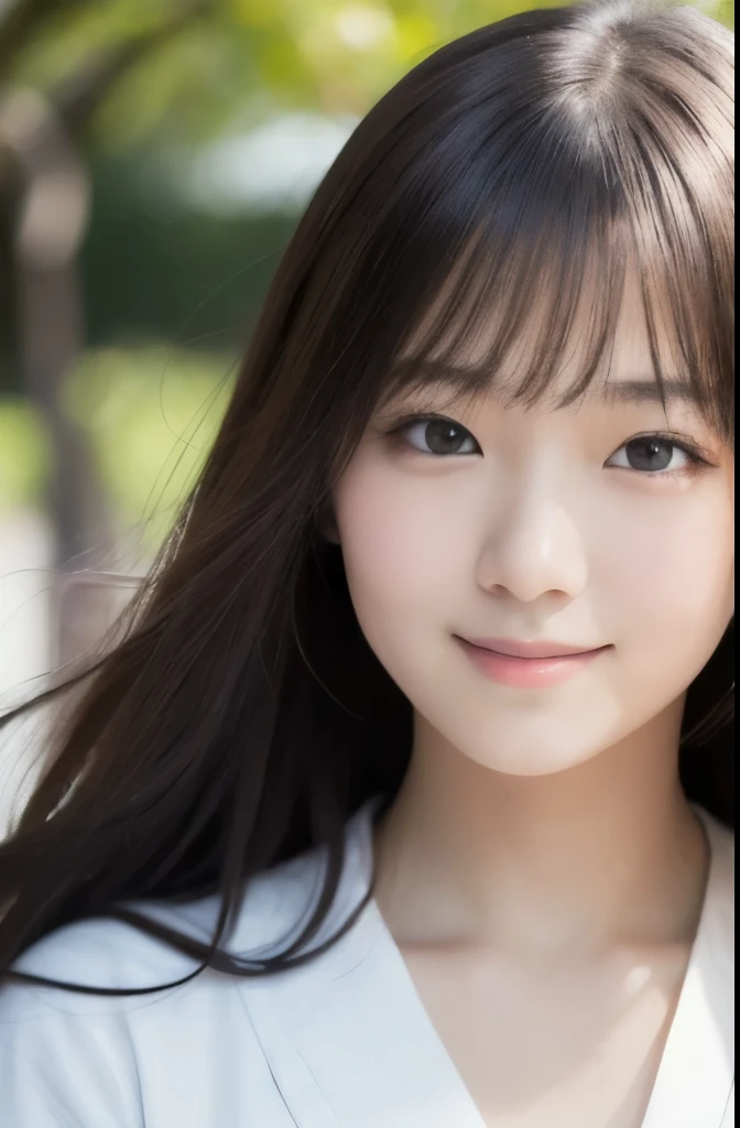 best quality, face focus, soft light, ultra high res, (photorealistic:1.4), RAW photo,(Shinozaki Ai), white skin, kawaii,
1 Japanese girl, solo, cute, (smile), (pupil, lights in the eyes), detailed beautiful face, Medium-sized breasts,(high resolution detail of human skin texture),(long hair),(portrait), upper body, white traditional kimono, no makeup