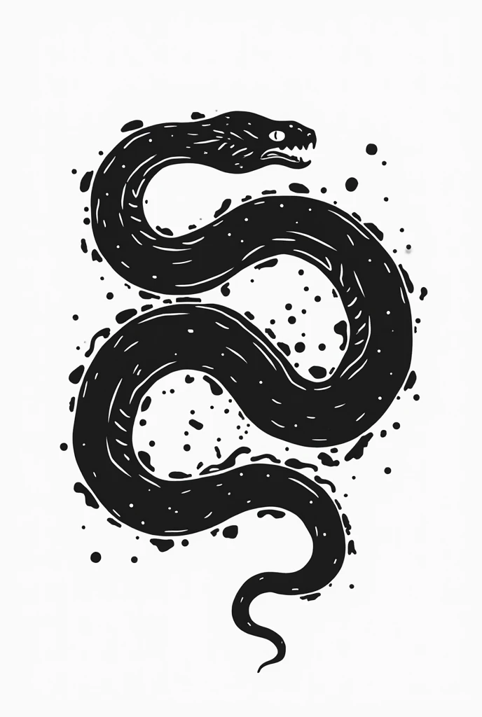 Create a black snake logo and have the title “the blacks snakes”