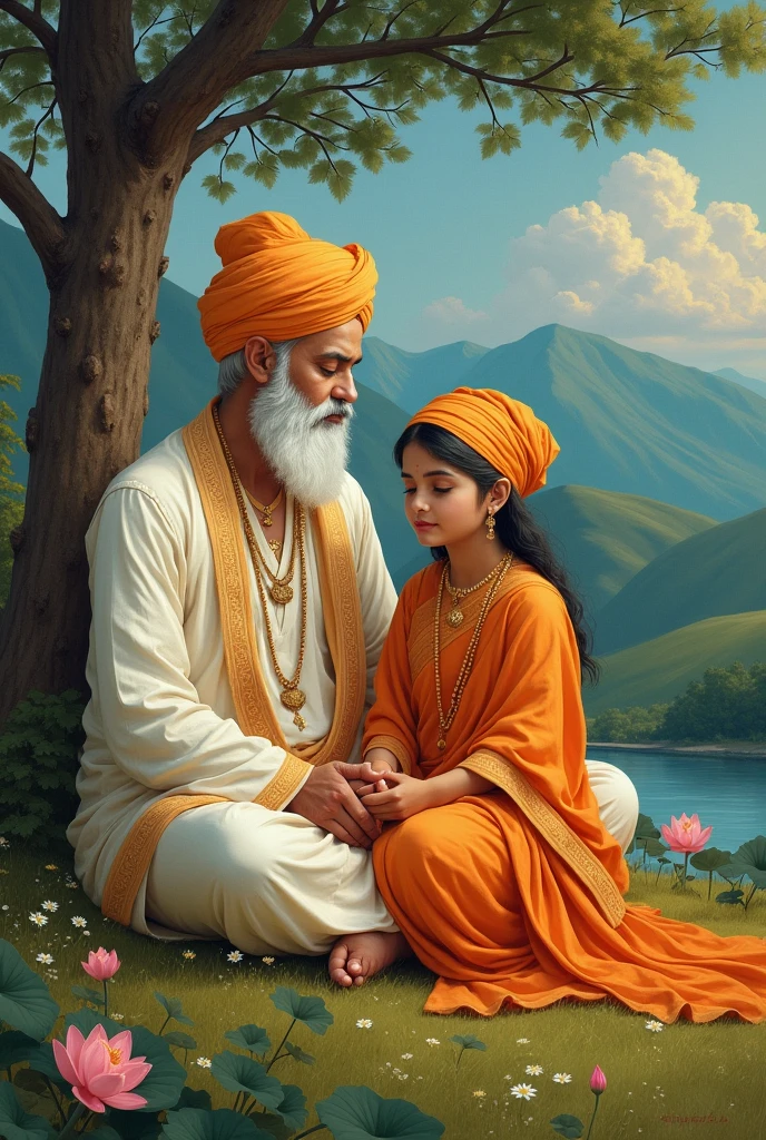 Baba Nanak and his sister