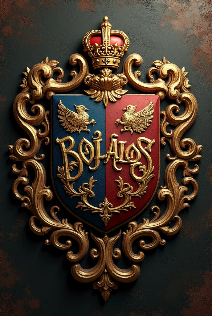 Create a family crest with the following surnames, Bolaños Chacon with the original logos