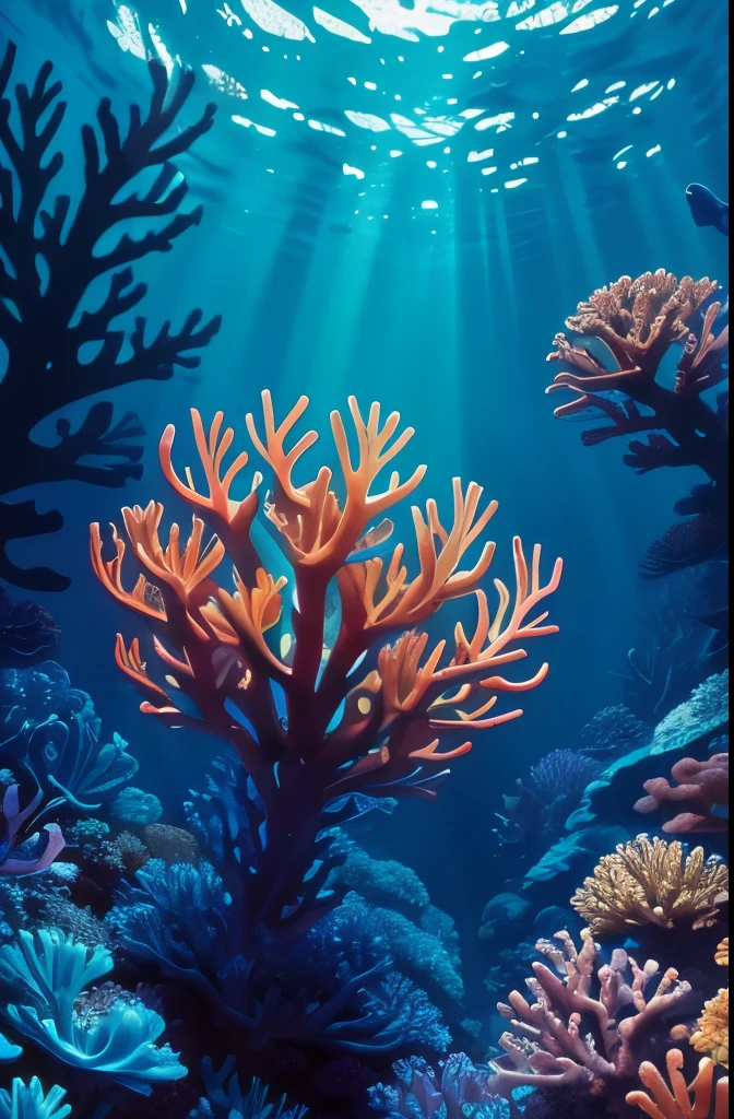 there are many different colored flowers that are growing on the coral, colorful coral, vibrant corals, beautiful colorful corals, harmony of neon glowing coral, coral underwater colorful, radiating atomic neon corals, corals, rainbow corals, beautiful colorful, underwater soft colours, coral, magical colorful flowers, beautiful and colorful, twirling glowing sea plants, coral reef