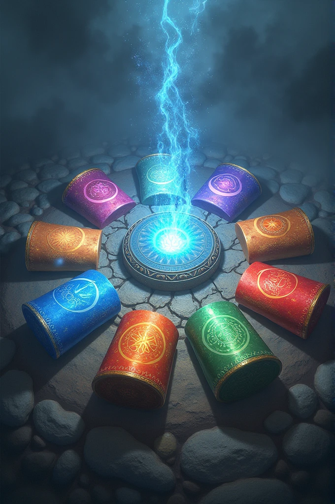 
   "In ancient times, The world is ruled by ten magical stones, each representing a unique element of magic.. They are known as &#39;The Magic Masters Stones&#39;."