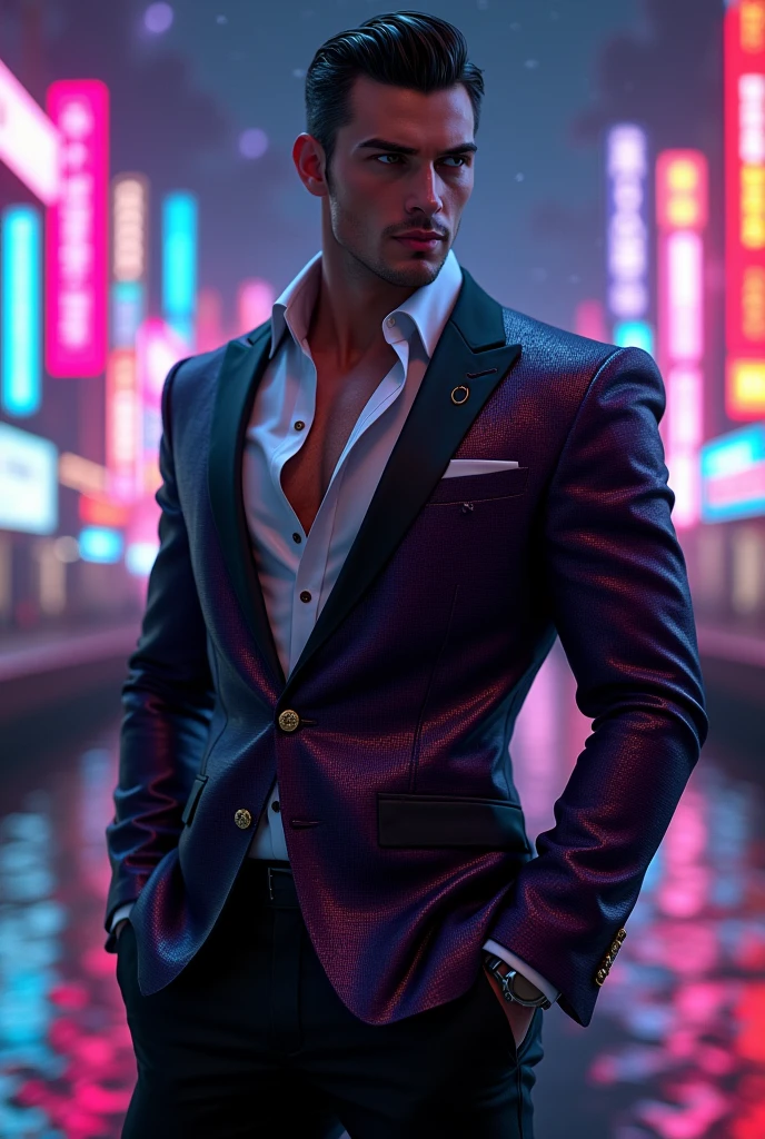 naughty man:1.5,1 naughty man,businessnaughty man naughty man,(((1naughty man))),((naughty man with black short hair)),
(((1mascle,naughty man:1.5,handsome naughty man,mascle,mascle gender:1.5,mascle focus))),mascle naughty man,attractive villain,evil villain,
((hair slicked back, hair slicked back,short black haircut,)),(((shining skin:1.5,skin tanned,shining skin: 1.5,skin tanned,shining skin,very shining skin,shinny body,brightened skin))),(((cerulean_eyeballs:1.2))),intricate eyeballs,beautiful detailed eyeballs,symmetrical eyeballs,((naughty man chest)),beautiful face,((muscular)),mascle jaw,(((face detailed))),
naughty manly,NSFW,
cyberpunk businessnaughty man, ((business suit:1.5)), futuristic businessnaughty man,((bulge in pants)),((dark purple and black suit:1.2)),(Elegant suit),((wetclothes,complex outfit,complex clothing,intricate suit,ornate outfit,ornate clothes,ornate suit,embroidered clothing,Embroidered clothes,Embroidered suit,dragon embroidery)),
(dynamic pose:1.0),focus only,((presumptuous)),(centred,scale to fit dimensions,rule of thirds),
cyberpunk city by the sea at night, with bright neon signs and dark clouds and storm puddles, Scenario:1.25,night time, stary night, kosmos,Very dark night highlighting neon lights, very bright neon lights,night time, stary night, kosmos,
high resolution, sharp focus, (ultra detaild, extremely detaild), (photorealistic art:1.37),(extremely detaild CG unity 8k wallpaper),((tema de fundo synthwave)),(((swirly vibrant colors))),(intricate background),(work of art),(best qualityer), erect reproductive organ