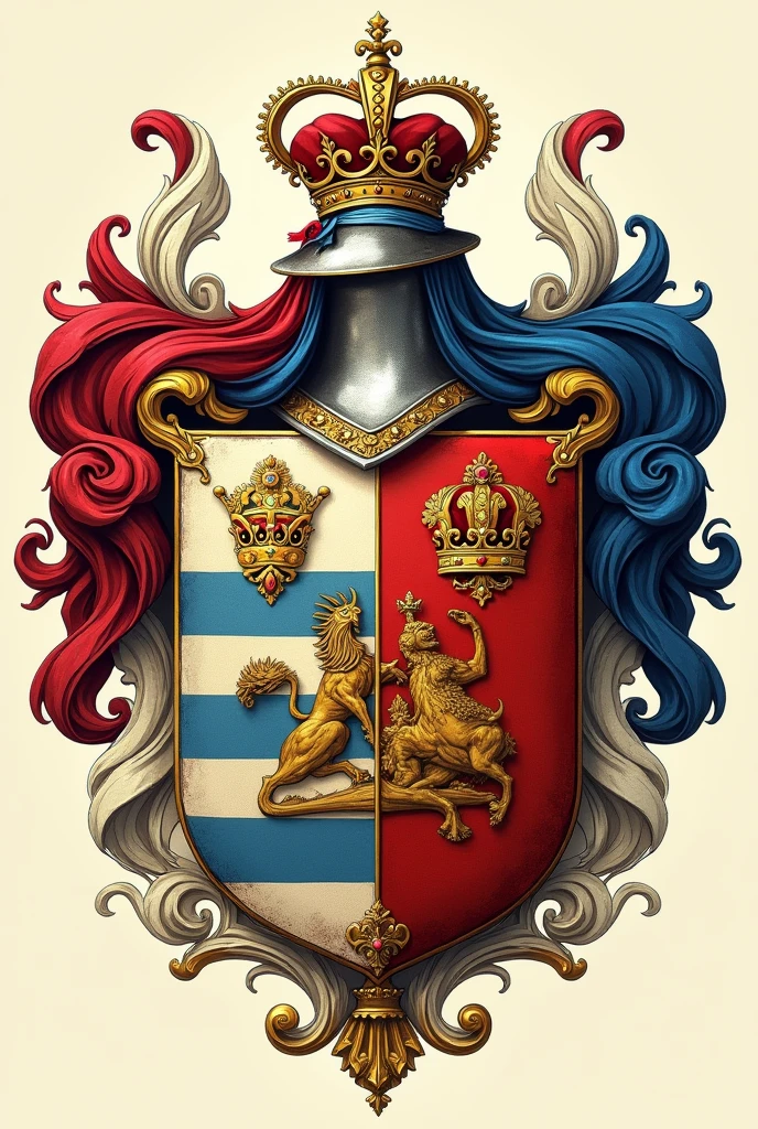 It combines the coats of arms of the Bolaños and Chacon families, in high definition