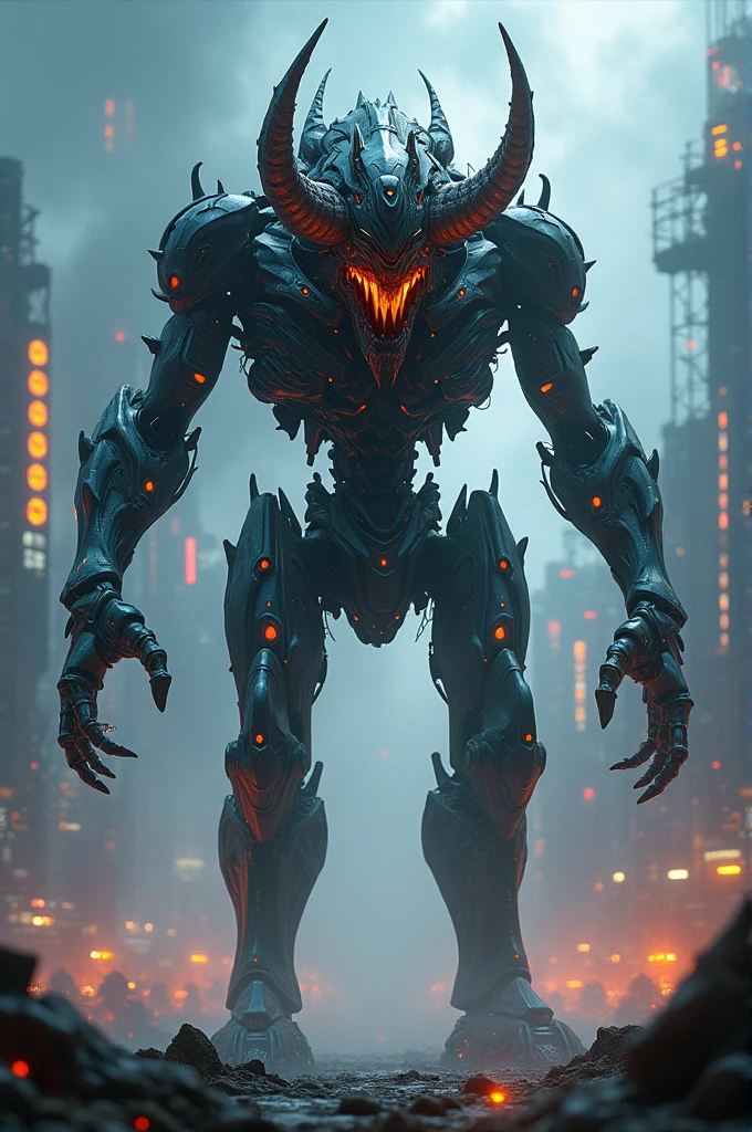 Cyber demon robot 