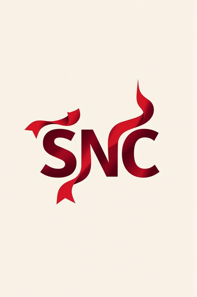Logo SNC red With ribbons