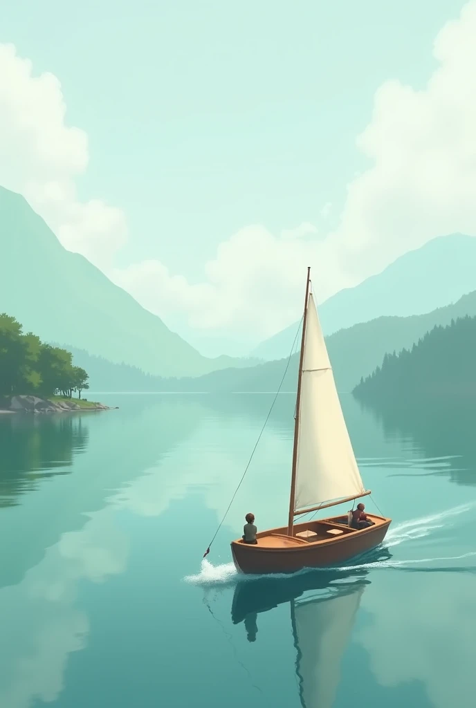 Cruise boat small simple