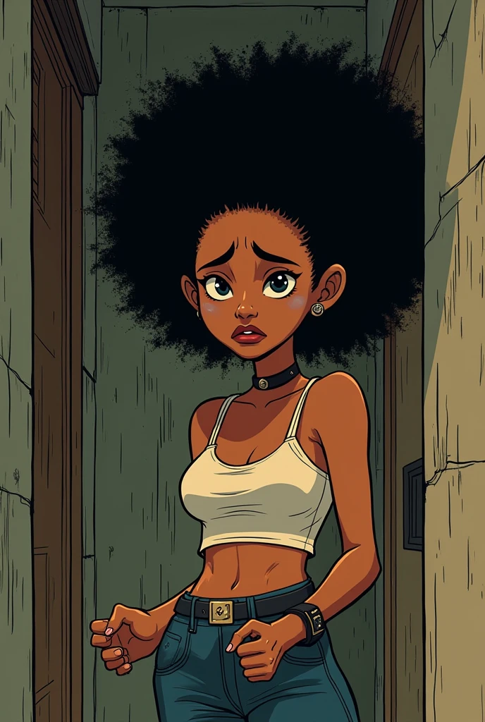 A girl cheating on his boyfriend,one like boondocks