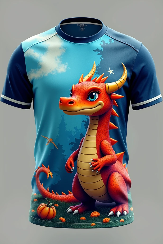Team shirt with Banguela print, medium size on the right side  