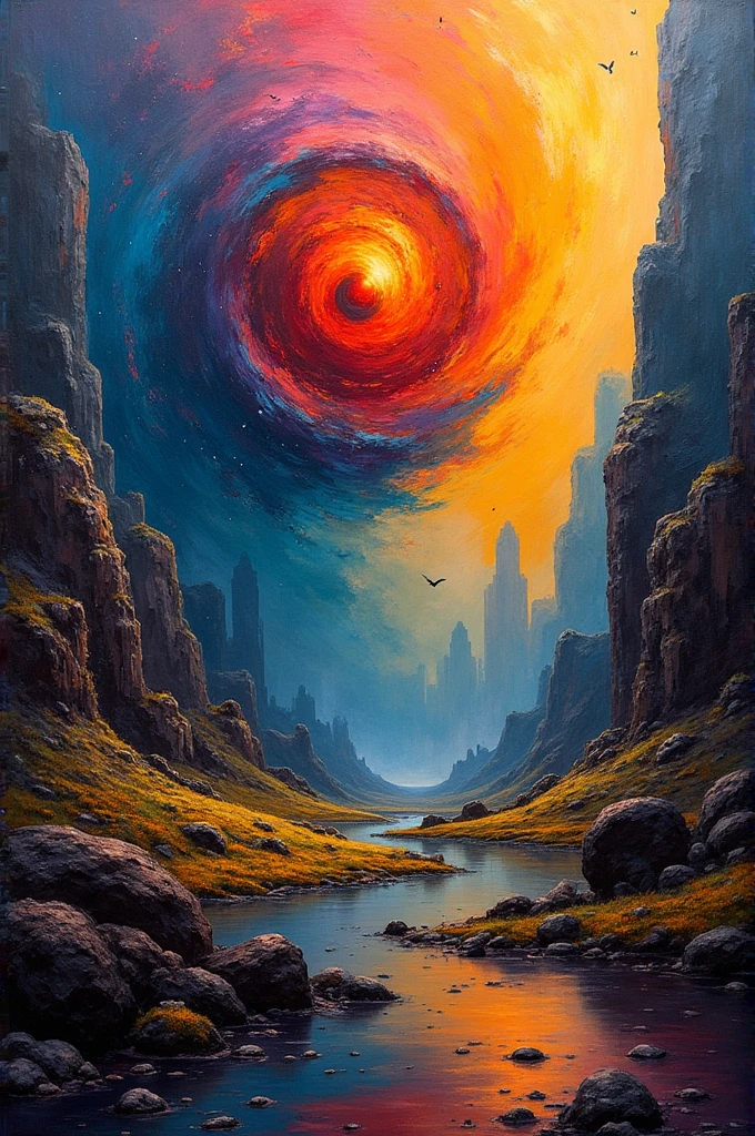 Abstract images works of art