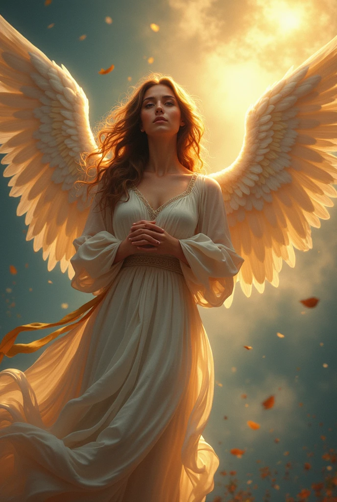 Angel painting　beautiful　8k