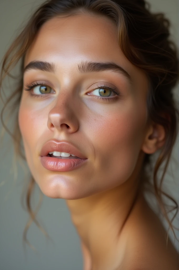 that of a beautiful woman with perfect skin, smooth skin without marks, beautiful and perfect