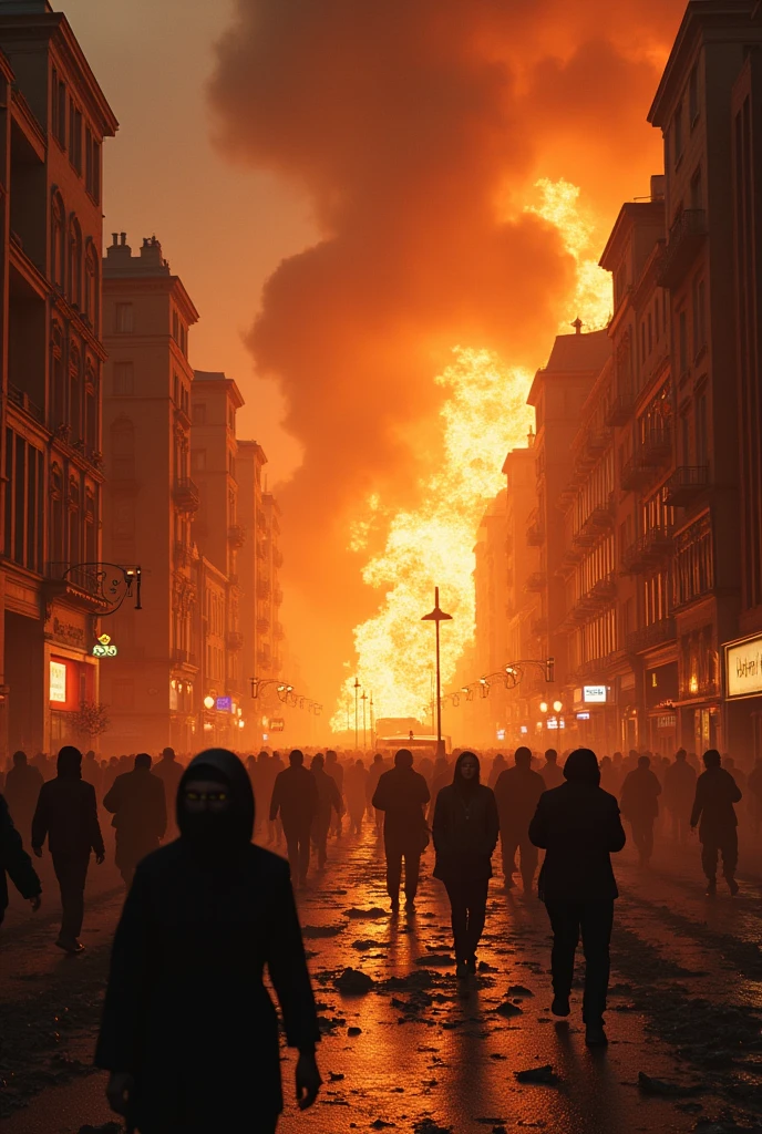Europe in fire bye muslims