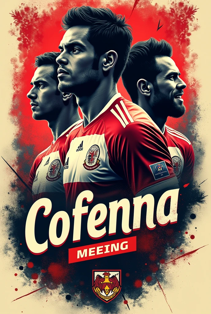 Poster for the meeting of the White Claw Osorno with the image of Colo-Colo
