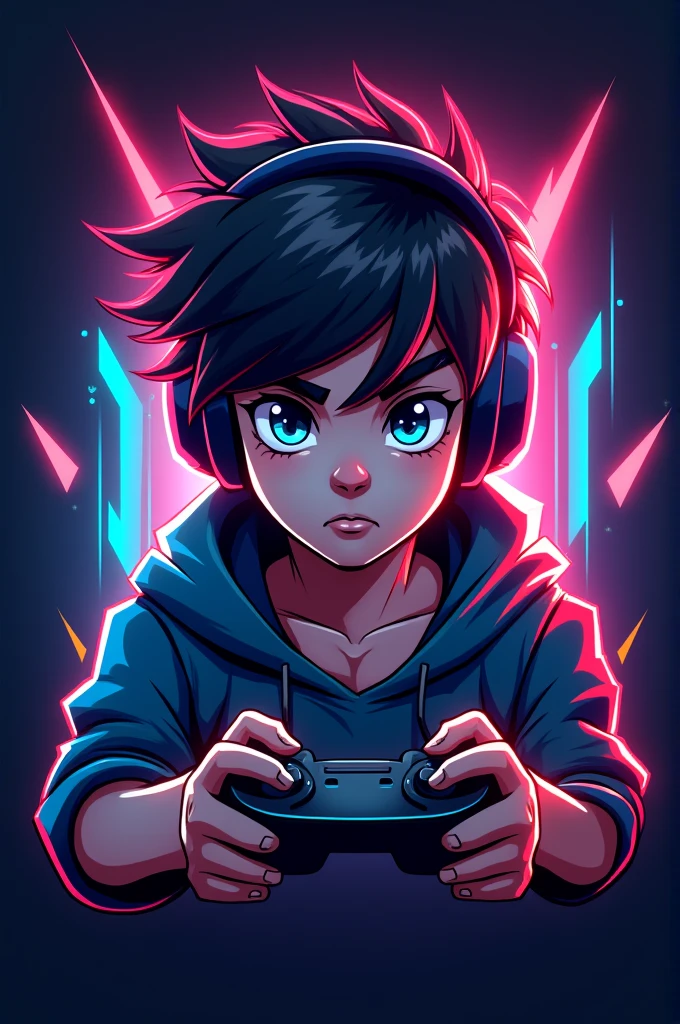 Gamer boy Logo 4k