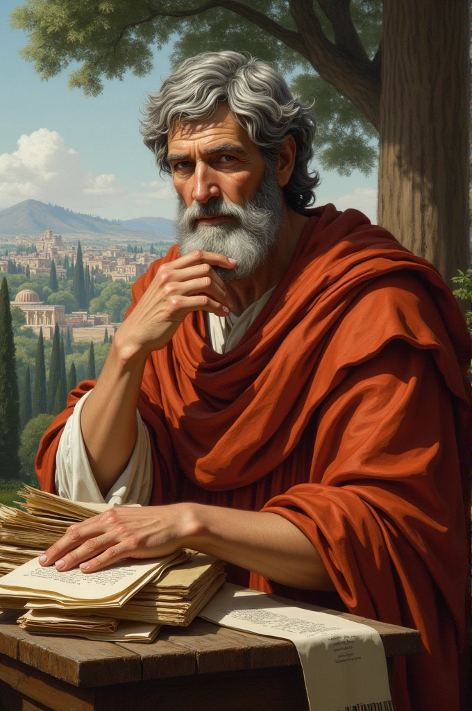Design me Aristotle with contributions in Biology