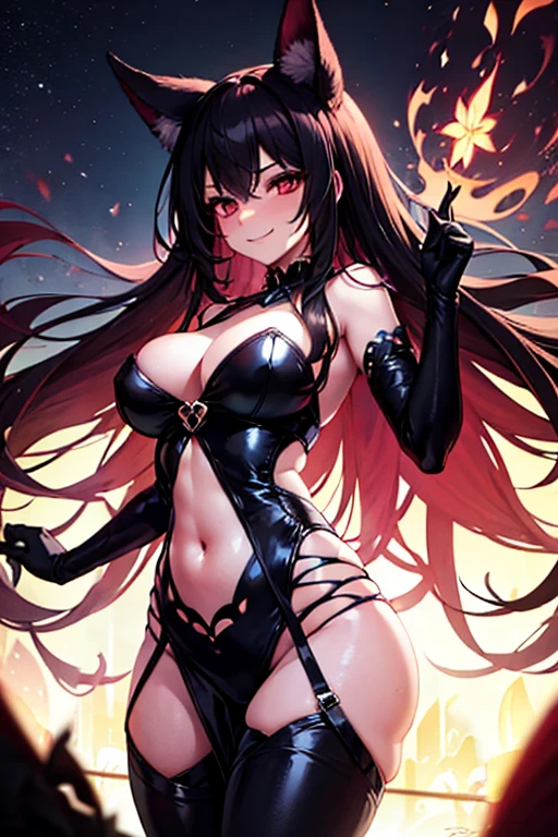 Black magic suit