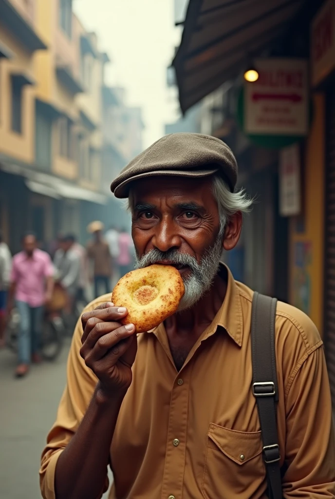 কোলকাতার পুরনো দিনে পাউরুটি খাচ্ছে ব্রিটিশ