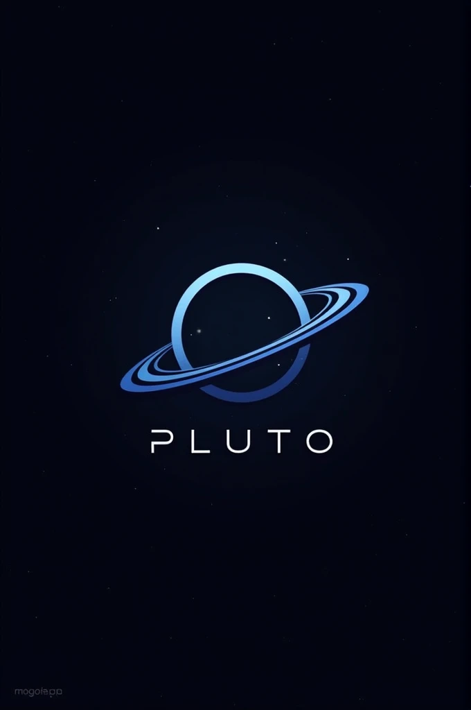 Create a logo for a smartphone named PLUTO 