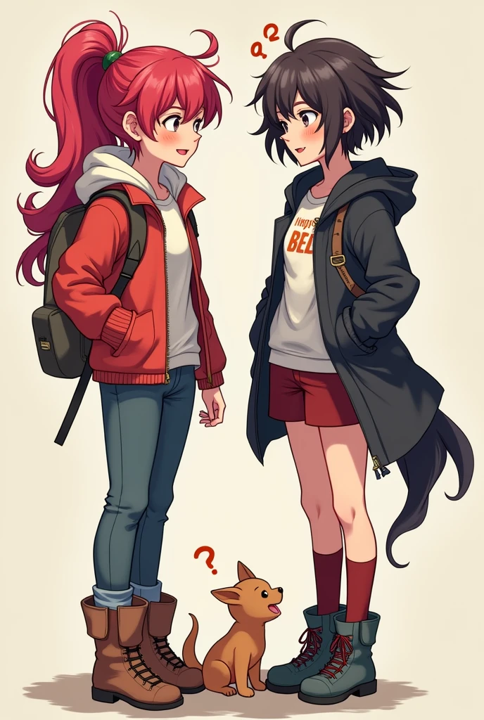 Ruby rose and yang xiao long start to swap height