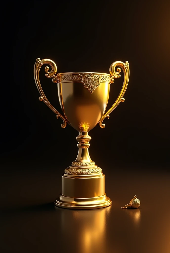 You can make a golden trophy and have it have a shadow of a heart