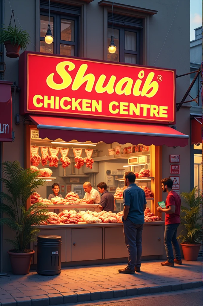 In name of Shuaib chicken centre the chicken price is 150 rs offer