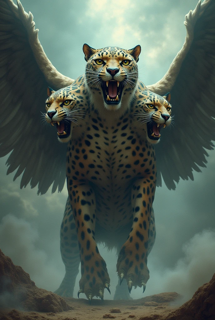 6 After this I looked, And here is another one, leopard-like, with four bird wings on their backs; This beast also had four heads.; and dominion was given to him.(b)
 
Daniel 7:6 [RV60] 