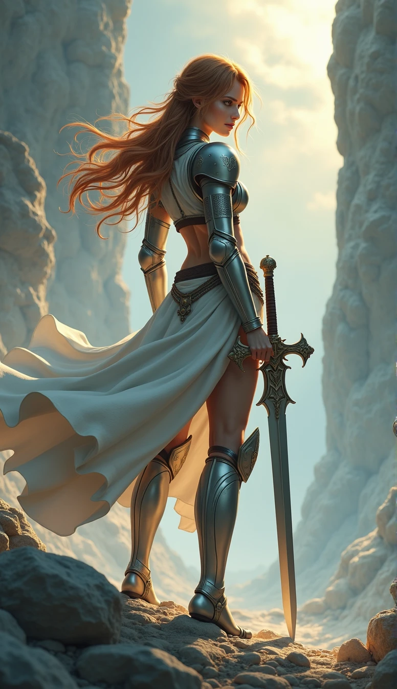 Holding sword