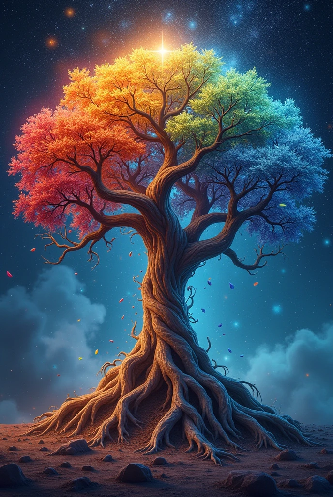 tree of Life, The Beginning of Creation, Melting in a parallel universe, Psychedelic