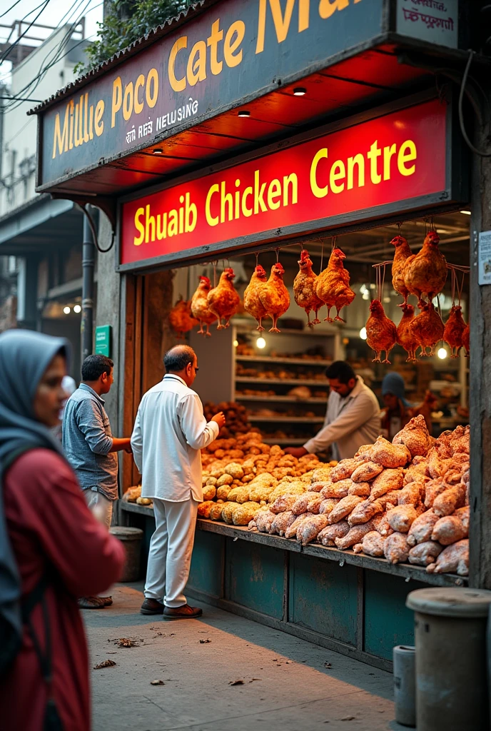 Mention 150 rs per kg offer price today  at Shuaib chicken centre in 
with store
