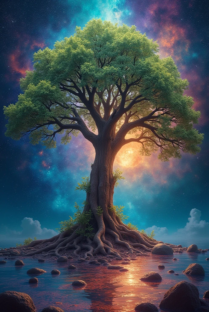 tree of Life, The Beginning of Creation, Melting in a parallel universe, Psychedelic