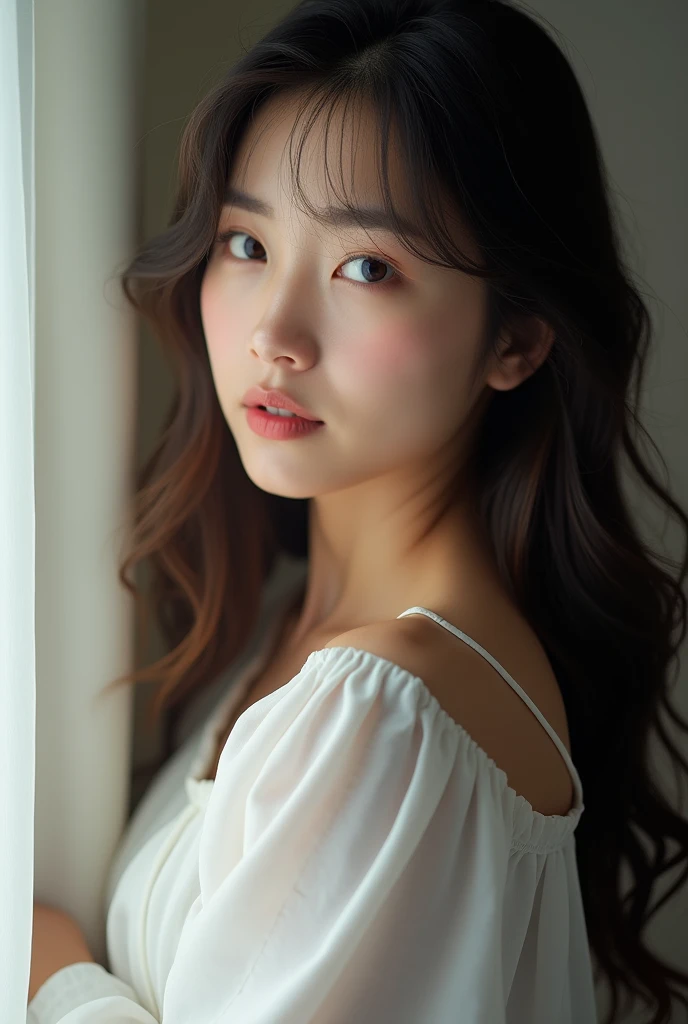 Tabletop, Highest quality, Realistic, RAW Photos, Digital SLR, Beautiful 15 year old Japanese girl, Glowing White Skin, orgsm face,bitch,smile,Realistic beautiful makeup face, Realistic and beautiful bright eyes, double eyelid, Displaying the viewer,(lying on bed:1.3), (Highly detailed shiny long black hair and bangs), (Tousled hair in strong winds), Slim figure, Slim face, Tight waist, Big Breasts, Thin thighs, ((badroom)), (nude),(Show off nipples:1.4),Realistic lighting and shadows, This is a very delicate and beautiful photo.., Ultra-high resolution, 8k UHD wallpaper,(nsfw:1.3),fullbady,((spread legs)),(1boy:1.4),(penis),(fellatio), all naked, show entire body
