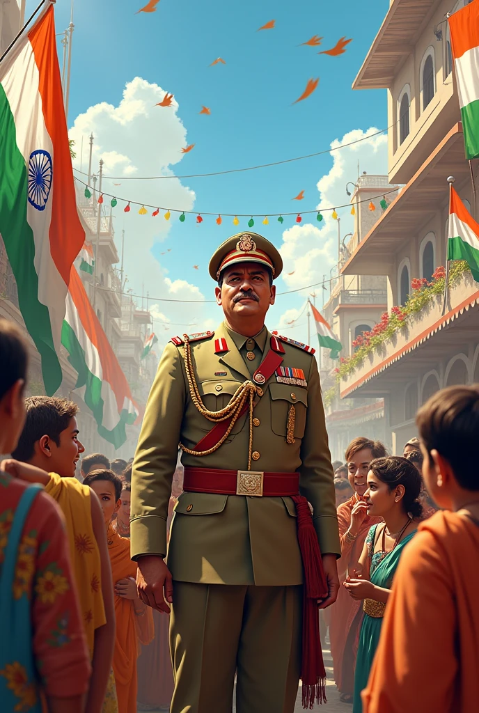 Indian independence day 2024 with netaji subhash chandra bose 