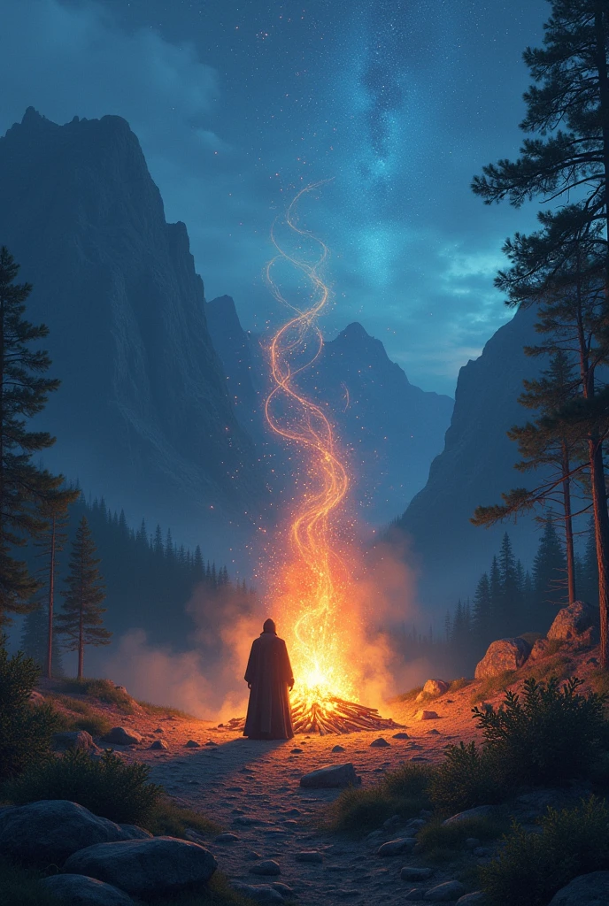 You can make a campfire in the middle of nowhere with magic bursts 
