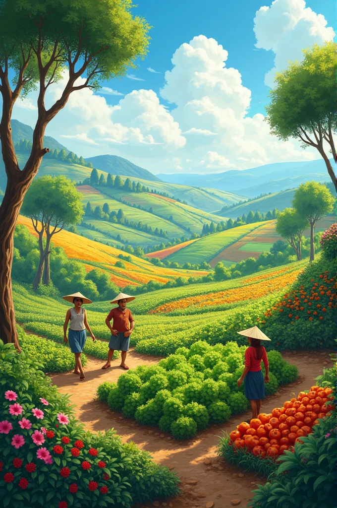 Organic farming picture