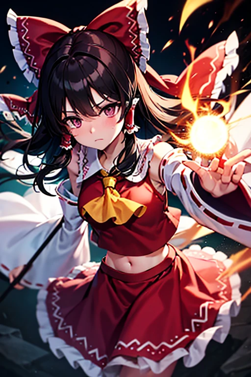 solo 1 girl view, TouHou Legend of Fairy Souls is an action game developed and published by LFCat Studio for PC. An adventure in which we control the young Reimu, which due to a curse has been transformed into Kedama, a little ball of hair, having to fight waves of enemies from an isometric perspective with both ranged attacks and hand-to-hand combat, being able to turn into different monsters, random angle.,(all realistic intricate details)